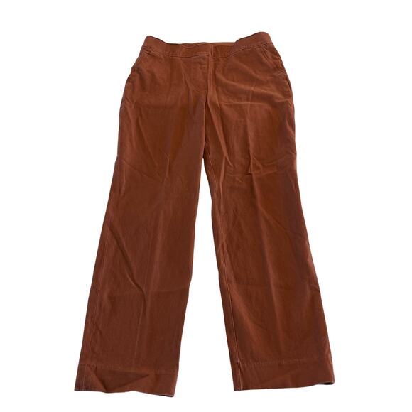 SPANX On-The-Go Ankle Slim Straight Pants in Bronze Glow Size M - Picture 3 of 12